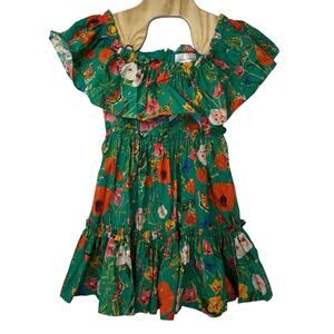 Cara Cara Liesel Floral Off The Shoulder Mini Dress Size 8 Resort Summer Pockets
